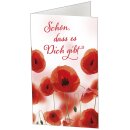 Ansicht der beiligender Minifaltkarte