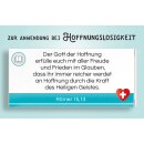 Kärtchen mit Bibelvers Römer 15,13