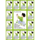 Aufkleber Grußkarte - Das wünsche ich dir