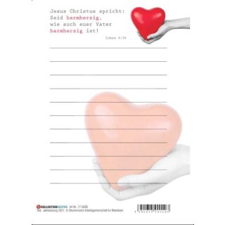 Jahreslosung 2021 Notizblock A6