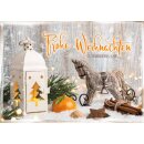 Postkarte - Holzpferd