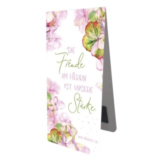 Magnetlesezeichen Freude und Stärke