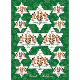 Aufkleber Grußkarte - Jauchzet, ihr Himmel