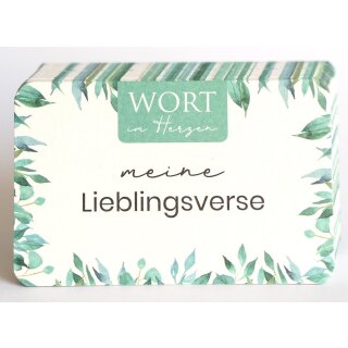 Meine Lieblingsverse 48 Lernkarten Blanko