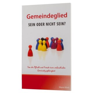 Buch Gemeindeglied sein oder nicht sein