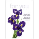 Postkartenserie Schwertlilie 12 Stück