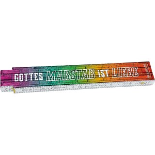 Zollstock Gottes Maßstab ist Liebe