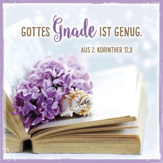 Metallschild Gnade Buch