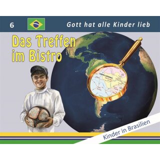 Ansicht Brasiliens auf der Karte