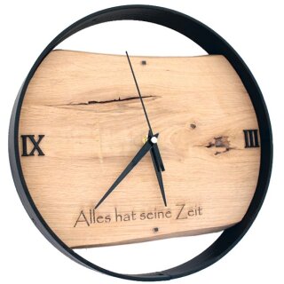 Wanduhr Alles hat seine Zeit
