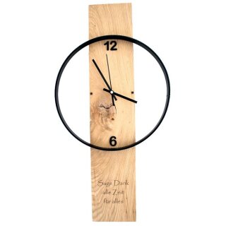 Wanduhr Sage Dank allezeit