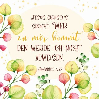 Metallschild Jahreslosung 2022 Kommt zu mir