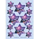 Aufkleber Grußkarte - Stille Nacht