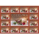 Aufkleber Grußkarte - Im Licht der Weihnachtsfreude