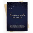 Postkarte Immanuel Gott mit uns