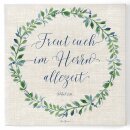 Leinwandbild Freut euch im Herrn