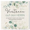 Leinwandbild Vertraue auf den Herrn