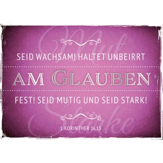 Postkarte - Seid wachsam!