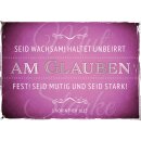 Postkarte - Seid wachsam!