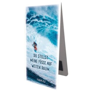 Magnetlesezeichen Denn stellst meine Füße