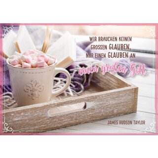 Postkarte - Wir brauchen