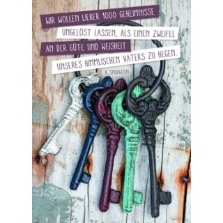 Postkarte - Wir wollen lieber