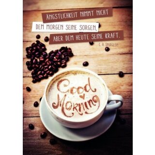 Postkarte - Ängstlichkeit nimmt nicht