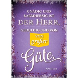 Postkarte - Gnädig und barmherzig