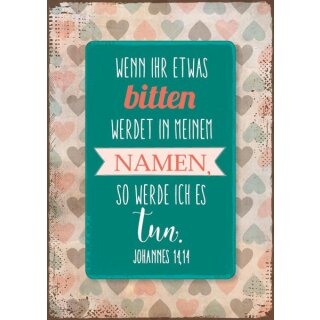 Postkarte - Wenn ihr etwas bitten