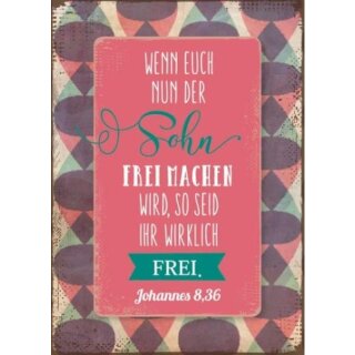 Postkarte - Wenn euch nun der Sohn