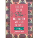 Postkarte - Wenn euch nun der Sohn