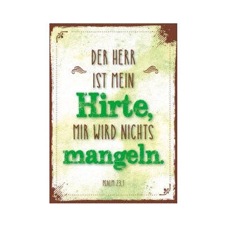 Postkarte - Der Herr ist mein Hirte