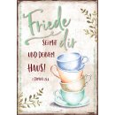 Postkarte - Bunte Tassen