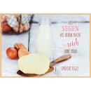 Postkarte - Milch & Butter