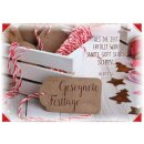 Postkarte - Weiße Holzkiste