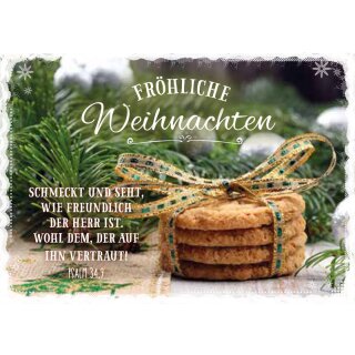 Postkarte - Fröhliche Weihnachten