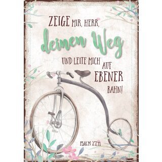 Postkarte - Zeige mir, Herr, deinen Weg