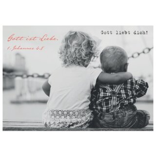 Postkarte - Gott liebt dich!