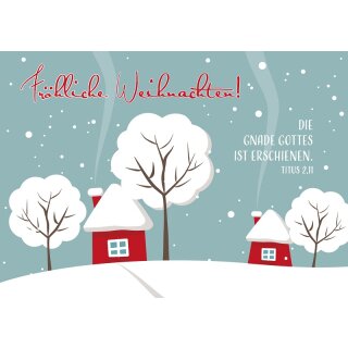 Postkarte - Fröhliche Weihnachten!