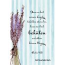 Postkarte im Aquarelldesign - Lavendel