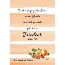 Postkarte im Aquarelldesign - Mandarinen