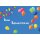 Faltkarte - Zum Geburtstag Luftballons