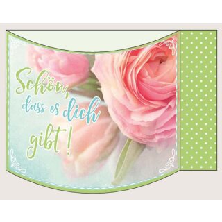 Aufstellkarte Duo - Schön, dass es dich gibt!