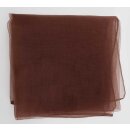 Nylon Tuch in Schokoladenbraun