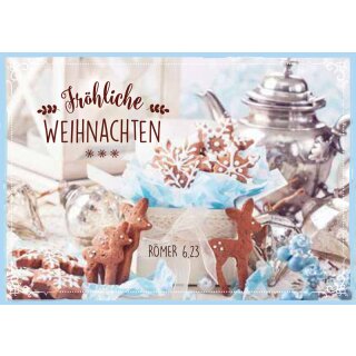 Faltkarte - Fröhliche Weihnachten