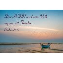 Motivkärtchen mit Bootmotiv