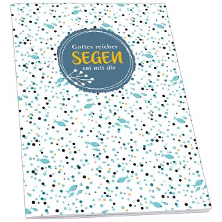 Notizheft Gottes reicher Segen sei mit dir