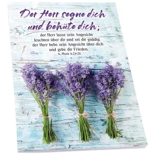 Notizheft Der Herr segne dich und behüte dich
