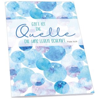 Notizheft Gott ist die Quelle