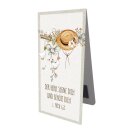 Magnetlesezeichen mit Hutmotiv